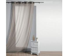 Caritex Tenda arredo con Borchie Lisa Semitrasparente 135x260 cm R711 Lino