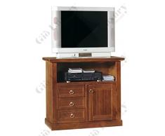 ZeroDueZero - Credenza, Stile Classico, In Legno Massello E Mdf Con Rifinitura In Noce Lucido - Mis. 156 X 42 X 85