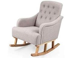 we point Poltrona A Dondolo Tortora Arredo Chic Cm 62 X 65 X 85