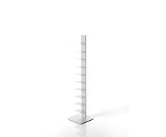 ZStyle BBB ITALIA Libreria SAPIENS a colonna verticale scaffale autoportante con ripiani (152 cm, Bianco)