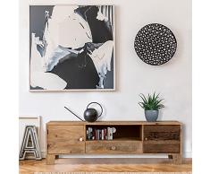 WOMO-DESIGN Mobiletto Base TV 150x45x40 cm 1 Cassetto 2 Elementi Armadio 1 Ripiano Fatto a Mano Legno Massiccio di Mango MDF Credenza Vano Portaoggetti Mobile Basso Consolle Dispositivi Multimediali