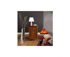 Estea Mobili - PORTA TELEFONO MOBILETTO ENTRATINA ARTE POVERA LEGNO COL NOCE INGRESSO SALA - 50F