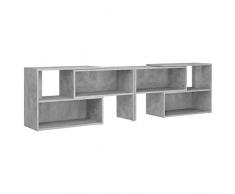 vidaXL Mobile TV Grigio Cemento 149x30x52 cm in Truciolato