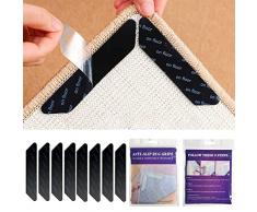 Adesivi Antiscivolo per Tappetini,Antiscivolo e Riutilizzabili Tappeto Gripper,Tappeto Gripper Riutilizzabile Forte Adesione,per Tutti I Pavimenti Lisci