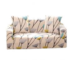 HYSENM Copridivano 4 Posti con Braccioli Fodere Copridivani per Divano 4 posti Elasticizzato Morbido Protezione per Mobili Soggiorno, Dente Di Leone