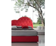 Letti Per Dormire.it - Letto Cuore Imbottito Matrimoniale King Size con Contenitore
