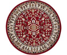 andiamo classic tappeto orientale con motivi e ornamenti orientali 120 cm intorno rosso