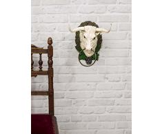 Portasciugamani attaccapanni toro armadio di ferro stile antico portasciugamani