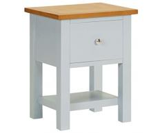 vidaXL Comodino 36x30x47 cm in Massello di Rovere