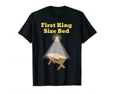 Primo Letto King Size Natale Maglietta