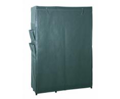 Haku Möbel 44340 Guardaroba per vestiti in tubo dacciaio/plastica/lana sintetica alluminio/grigio 50 x 116 x 173 cm