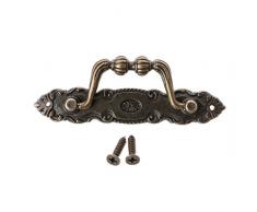 fatteryu Maniglia Antica con cassetto per Armadio Maniglia per Porta in Bronzo Cassettone Comò Vintage
