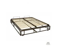 Letto Contenitore Completo di Struttura + Doga + Meccanismo di Sollevamento Universale Modello Tambora 160cm