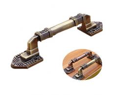 KANKOO Pomelli per Mobili Cucina Pomelli per Mobili Manopole per cassetti Vintage Manopole per cassettiera Manopole della Porta dellArmadio da Cucina Green Brown