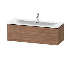 Duravit L-Cube Vanity unità Vanity a Parete LC6139, 1220x481 mm, 1 cassettone, per Viu 234412, colorazione: Ciliegio del Ticino - LC613907373