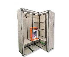 Briconess.com Armadio Guardaroba in Tessuto ad Angolo Korner