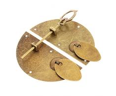 Pomelli Per Mobili Vintage Metallo Antique Mobili Maniglia Maniglia Porta Knock Knocking Bagnino Pull Vintage Block Catch per cabinet Cassettiera Cassetto Mobili Hardware Pomelli Per Cassetti