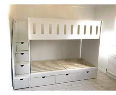 MK Kids - Letto a castello con gradini
