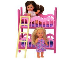Simba 10 573 3847 Evi Love- Letto a castello (accessori inclusi)