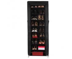 Songmics Scarpiera Armadio Cabina Guardaroba In Acciaio Tessuto 160 x 58 x 28cm RXJ10H