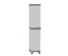 Terry Base 2350 UW Armadio Alto a Colonna in Plastica, Grigio, 35 x 43.8 x 181.8 cm