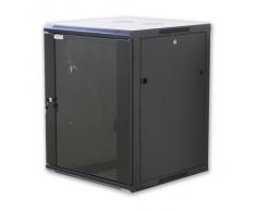 Armadio Rack 19' a muro 6 unitÃ sezione unica prof. 450mm Nero