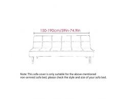 FGYSFT Copridivano La Stampa Divano Letto Futon di Copertura Custodia Completo Ripiegamento Elastico Tratto Senza Braccioli Mobili Coperchio per Divano