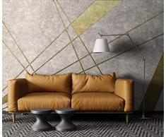 Carta Da Parati Adesiva Muro Quadri Moderni Soggiorno Xxl Poster 3D Damascata Astratta Geometrica Linea DOro Carta Da Parati Murale Impermeabile Tela Camera Da Letto Di Lusso Decorazioni Per La Casa