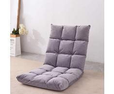 FFCC Sedia da Terra con Moquette, Seduta da Gioco Imbottita Regolabile con Seduta da Gioco, Poltrona da Meditazione, Divano Letto futon, per Interni ed Esterni