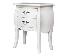 Artigiani Veneti Riuniti Made in Italy Comodino bombato Laccato 2 cassetti