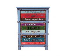 Comodino Vecchio Armadio Comò TV Laterale Mobile cassettiera