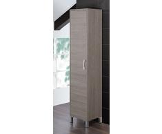 Feridras Colonna Armadio Bagno 35x40x180 Rovere Scuro Linea Mondo