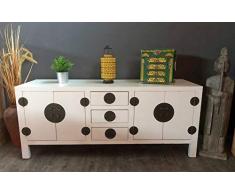 opium outlet TV comò stile coloniale China in legno disponibile in vari colori
