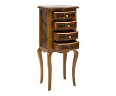 MAXIOCCASIONI Cassettiera Barocco 4 cassetti