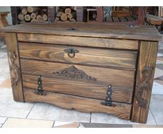 Decocraft Scarpiera Box credenza armadietto Porta corridoio Pino Sedere Storage Bench (MT2)