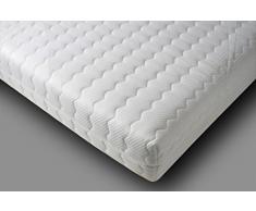 Mentor - Materasso Memory Med H2 Matrimoniale 160x190 Dual Physio Med DISP. Medico DETRAIBILE H20, 5 cm di Memory Onda a Sette Zone di portanza differenziata, sfoderabile e Lavabile.