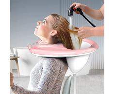 Bacinella per Shampoo Gonfiabile, bacinella per Shampoo Rimovibile, bacinella per Shampoo con Scarico, utilizzata per Costretti a Letto, Anziani, disabili, disabili e feriti