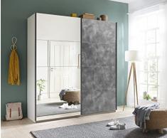 Composad Armadio Systema 2 ante scorrevoli di cui 1 a specchio