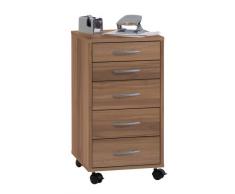 SB-Design Freddy 336-001 Cassettiera a rotelle ca. 33x63,5x38 cm colore: Prugna
