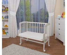 WALDIN - Lettino culla - dotazione completa - bianco laccato - in 6 colori,bianco/bianco