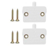 Oumefar 1A / 250V 2 pezzi interruttore luce luce PC casa armadio ignifugo armadio armadio armadio armadio