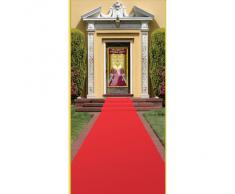 Pams - Tappeto a passatoia, colore rosso
