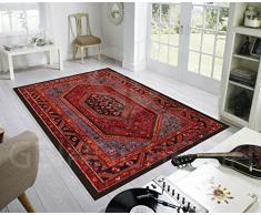 by Suardi Tappeto Orientale Mossul Rosso Antiscivolo Stampa Digitale Linea Emozioni DOriente Ideale per Soggiorno Camera (154x230)