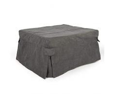 D-Mail dmail-Pouf Letto Singolo Colore Grigio
