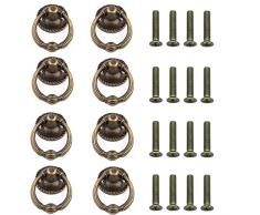 通用 Maniglie Cassetto DellArmadio Vintage Maniglie Cassetti In Bronzo Vintage 8 Pezzi Maniglie Mobili Maniglie Cassetti Maniglie Armadietti Con Viti Maniglie DellArmadio Antico Maniglie Comò Vintage