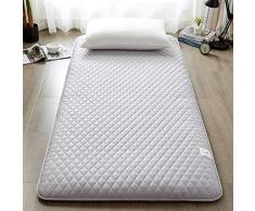 Futon Giapponese Tradizionale Pieghevole Pieghevole Materasso Tatami Coperta dormitorio per Studenti Dormire Pad Addensare Materasso-Verde 120x190 cm (47x75 Pollici)-Grigio_90 x 200 cm Uptodate