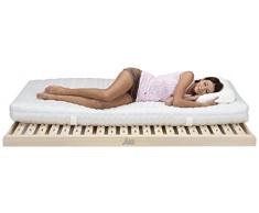 Lettli -allungamento nel sonno - rete a doghe senza metallo - materasso incluso