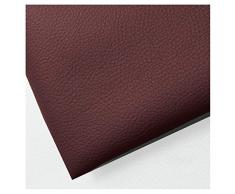 Tessuto in Pelle Tessuto Ecopelle 1.6 Metri Tessuto Pelle PU Allargato Similpelle Borsa Morbida Borsa Rigida Comodino Fai da Te Pelle Artificiale (Color : Wine Red)