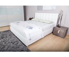Sanidorm Sole Materasso, Schiuma Memory, Bianco, 140x200x23 cm