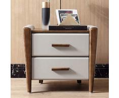 Bedside table LVZAIXI Moderno nuovo comodino cinese in pelle piccolo armadio Mini comodino di stoccaggio armadio stretto